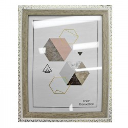 Homie Κορνίζα Πλαστική Τύπου Ξύλο 15x20cm