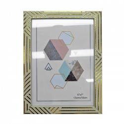 Homie Κορνίζα Πλαστική Τύπου Ξύλο Ανοιχτό 13x18cm