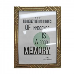 Homie Κορνίζα Πλαστική Τύπου Ξύλο Σκούρο 13x18cm
