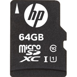 HP Κάρτα Μνήμης MicroSD 64GB Class 10 U1 με Αντάπτορα SDHC / SDXC HP Κάρτα Μνήμης MicroSD 64GB Class 10 U1 με Αντάπτορα SDHC / SDXC