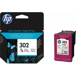 HP Μελάνι Inkjet No.302 Tri-colour (F6U65AE) (HPF6U65AE)