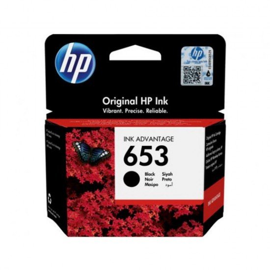 HP Μελάνι Inkjet No.653 Black  (3YM75AE) (HP3YM75AE)