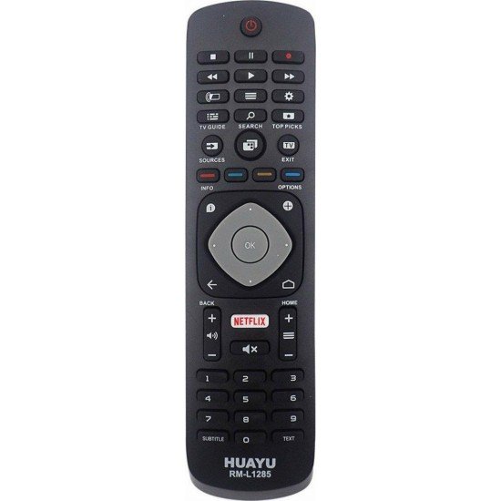 Huayu Συμβατό Τηλεχειριστήριο RM-L1285 (Philips) για Τηλεοράσεις Philips