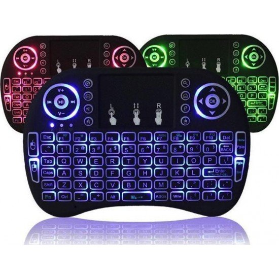 i8 Backlit Ασύρματο Πληκτρολόγιο με Touchpad Αγγλικό US i8 Backlit Ασύρματο Πληκτρολόγιο με Touchpad Αγγλικό US