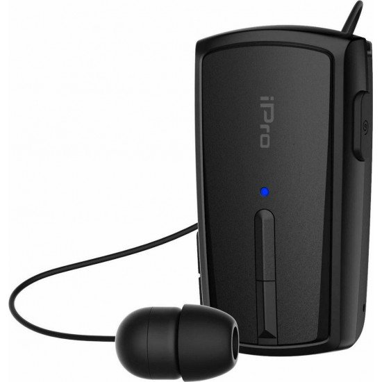 iPro RH120 In-ear Bluetooth Handsfree Ακουστικό Πέτου Μαύρο iPro RH120 In-ear Bluetooth Handsfree Ακουστικό Πέτου Μαύρο
