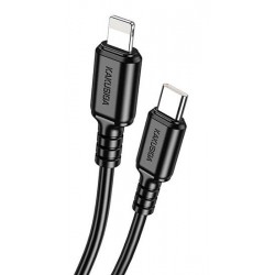 KAKUSIGA καλώδιο Lightning σε USB-C KSC-982, 20W, 480Mbps, 1m, μαύρο
KAKUSIGA καλώδιο Lightning σε USB-C KSC-982, 20W, 480Mbps, 1m, μαύρο