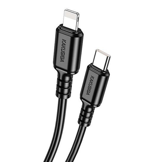 KAKUSIGA καλώδιο Lightning σε USB-C KSC-982, 20W, 480Mbps, 1m, μαύρο
KAKUSIGA καλώδιο Lightning σε USB-C KSC-982, 20W, 480Mbps, 1m, μαύρο