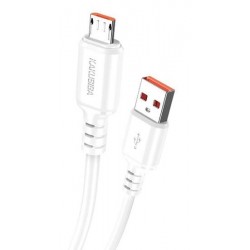 KAKUSIGA καλώδιο micro USB σε USB KSC-982, 3A, 480Mbps, 1m, λευκό
