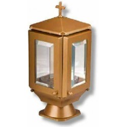 Καντήλι Μνημείου Από Αλουμίνιο Σε Απόχρωση Μπρονζέ Ματ