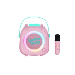 Kiddoboo KidsVoice Karaoke BT Speaker & Mic Pink