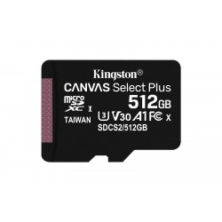 Kingston Canvas Select Plus microSDXC 512GB U3 V30 A1 UHS-I 100MB/s
Kingston Canvas Select Plus microSDXC 512GB U3 V30 A1 UHS-I 100MB/s