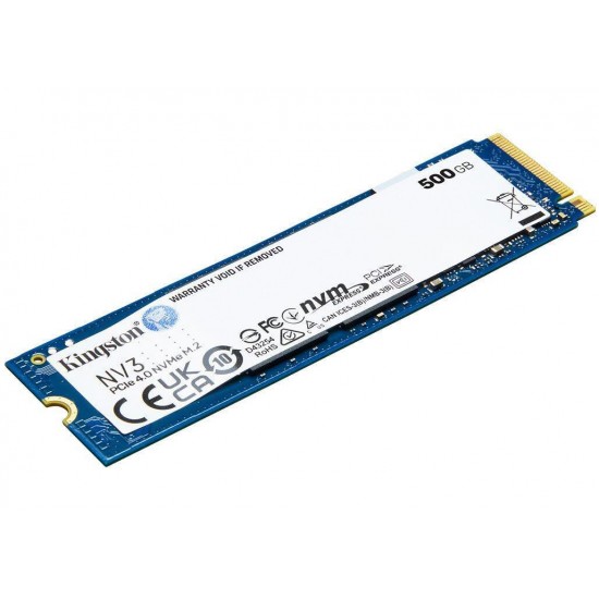 Kingston Nv3 SSD 500GB M.2 NVMe PCI Express 4.0
