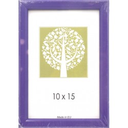 Κορνίζα Πλαστική 10χ15 Μώβ