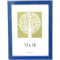 Κορνίζα Πλαστική 13χ18 Μπλέ