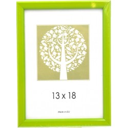 Κορνίζα Πλαστική 13χ18 Πράσινη