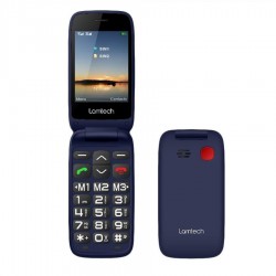 Lamtech Flip-X Dual SIM Κινητό με Μεγάλα Κουμπιά Μπλε