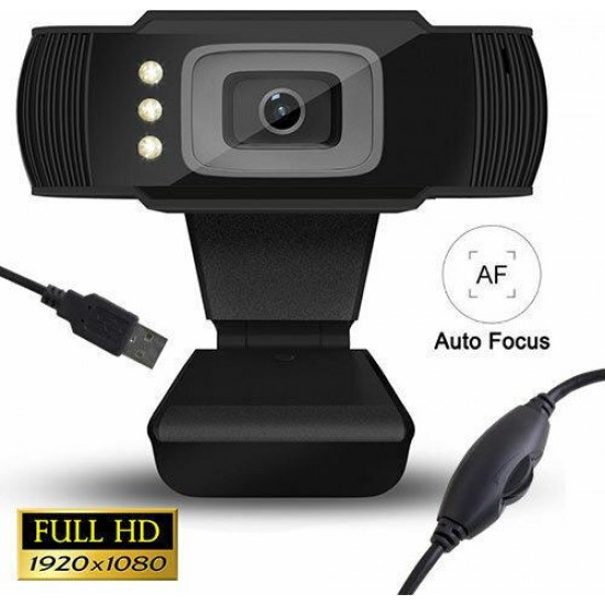 Lamtech Full HD USB Web Camera With LED