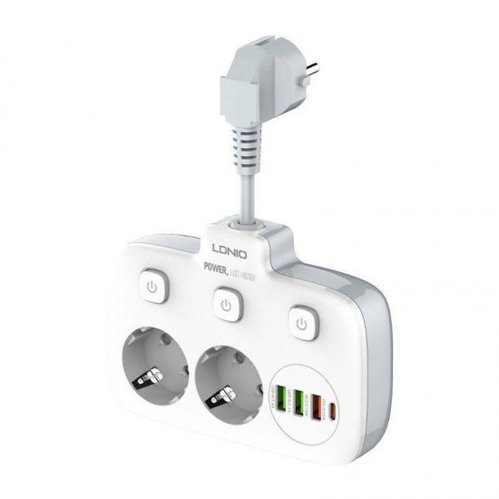 Ldnio Πολύπριζο 2 Θέσεων με 3 USB-A, 1 USB-C και Διακόπτη
Ldnio Πολύπριζο 2 Θέσεων με 3 USB-A, 1 USB-C και Διακόπτη