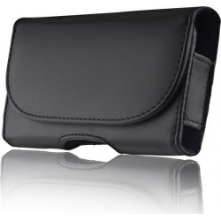 Leather belt case Classic Model 13 5.7'' for Note 3 Black