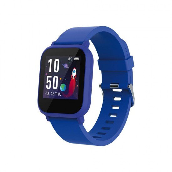 Maxlife Παιδικό Smartwatch με Λουράκι από Καουτσούκ/Πλαστικό Μπλε Maxlife Παιδικό Smartwatch με Λουράκι από Καουτσούκ/Πλαστικό Μπλε