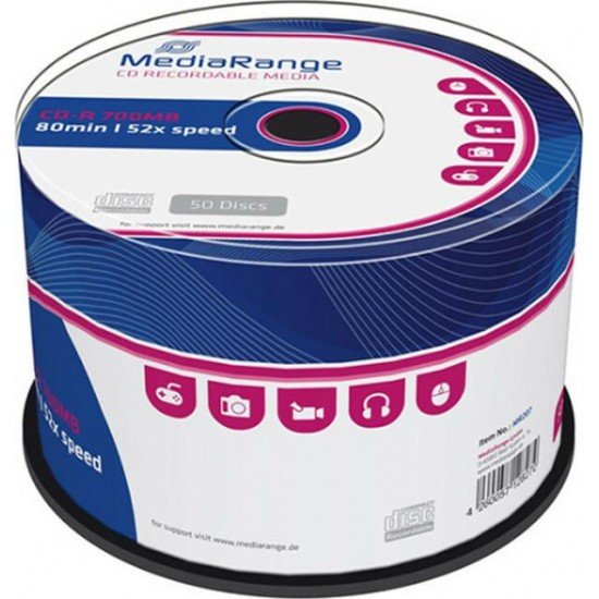 MediaRange CD-R 700MB 50 τμχ MediaRange CD-R 700MB 50 τμχ
