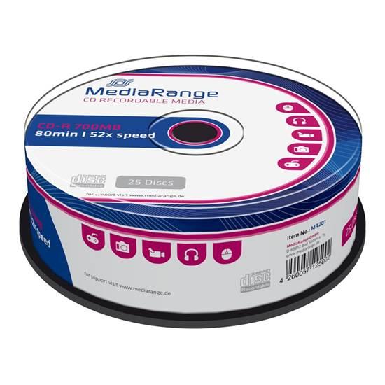 MediaRange CD-R 80' 700MB 52x Cake x 25