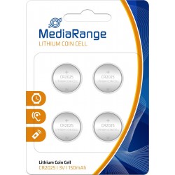 MediaRange Lithium Coin Cell Μπαταρίες CR2025 3V 4τμχ MediaRange Lithium Coin Cell Μπαταρίες CR2025 3V 4τμχ