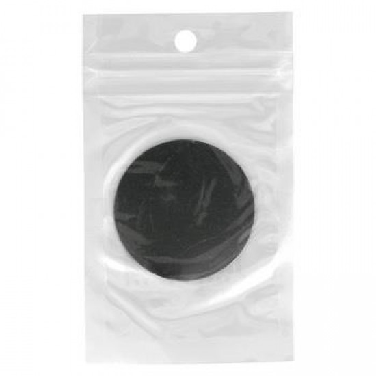 Metal plate for magnet holders - round black