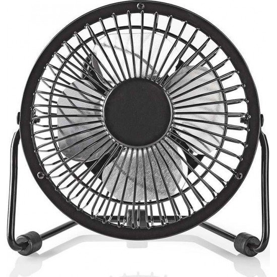 Nedis Metal Mini-Fan USB Black Nedis Metal Mini-Fan USB Black