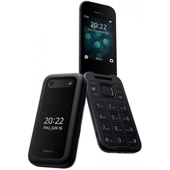 Nokia 2660 Flip Dual SIM 48MB/128MB Κινητό με Κουμπιά Μαύρο Nokia 2660 Flip Dual SIM 48MB/128MB Κινητό με Κουμπιά Μαύρο