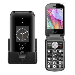 NSP 2700DS Dual SIM Κινητό με Κουμπιά Μαύρο
 NSP 2700DS Dual SIM Κινητό με Κουμπιά Μαύρο