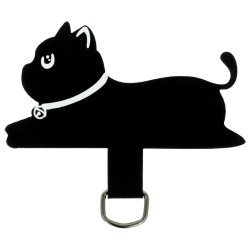 OEM Ανταλλακτικό Pad Λουράκι Λαιμού Nylon Cat Black