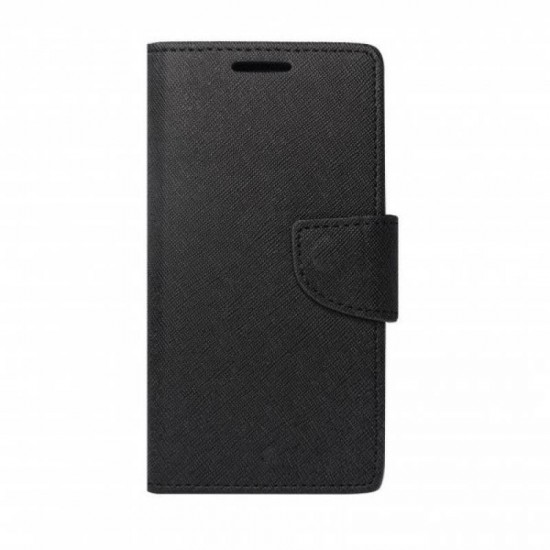 OEM Book Fancy Black (Samsung A8 Plus)