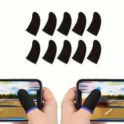 OEM Gaming Finger Sleeves for Smartphone Black 10pcs