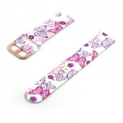 OEM Λουράκι Σιλικόνης για smartwatch 20mm Butterfly OEM Λουράκι Σιλικόνης για smartwatch 20mm Butterfly