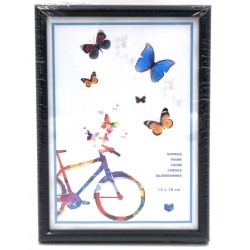 OEM Πλαστική Κορνίζα 13x18cm Μαύρη (BD01)