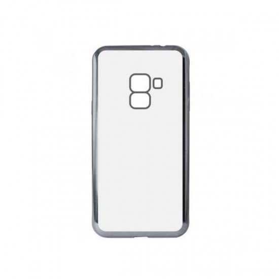 OEM TPU Case Trans Metallic Gray (Samsung A8 Plus)