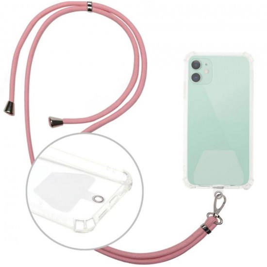 ΟΕΜ Universal neck strap for phones pink