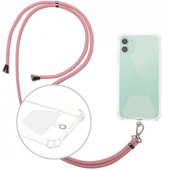 ΟΕΜ Universal neck strap for phones pink ΟΕΜ Universal neck strap for phones pink