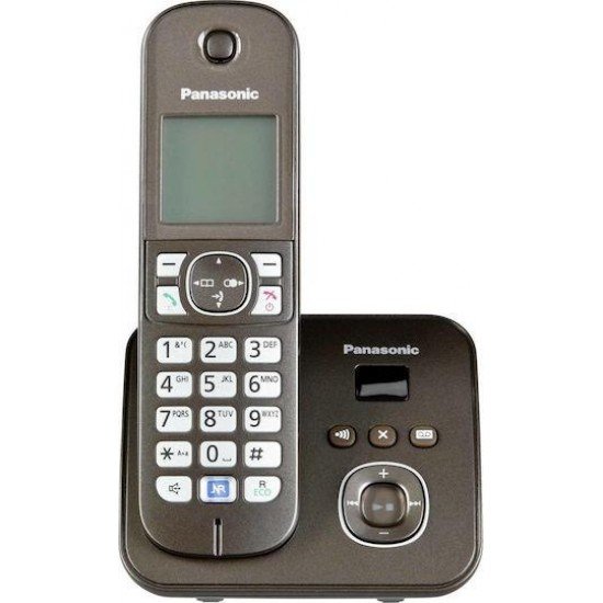 Panasonic KX-TG6821GA Ασύρματο Τηλέφωνο Mocca-Brown Panasonic KX-TG6821GA Ασύρματο Τηλέφωνο Mocca-Brown