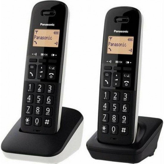 Panasonic KX-TGB612JTW Μαύρο-Λευκό Panasonic KX-TGB612JTW Μαύρο-Λευκό