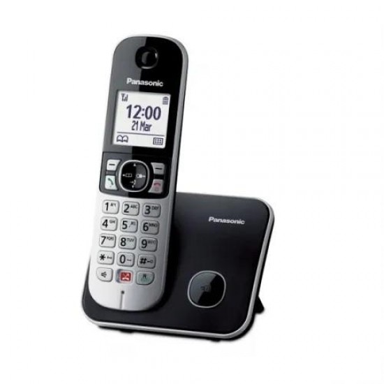 Panasonic TG6851 Ασύρματο Τηλέφωνο Μαύρο