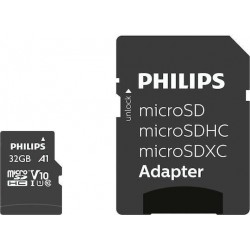 Philips FM32MP45B microSDHC 32GB Class 10 U1 V10 High Speed με αντάπτορα
