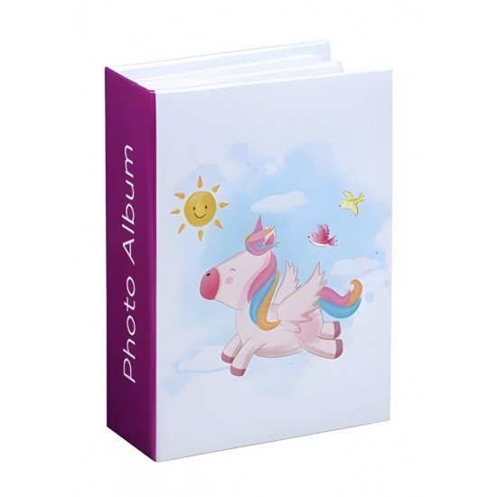 Pink Unicorn G05  Άλμπουμ με θήκες για 100 φωτογραφίες (10x15)