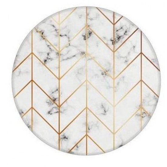 Pop Socket Marble white 1