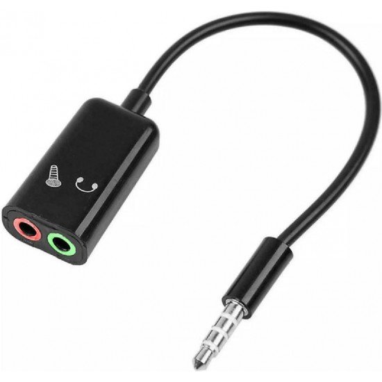 Powertech 3.5mm male - 2x 3.5mm female (CAB-J053)