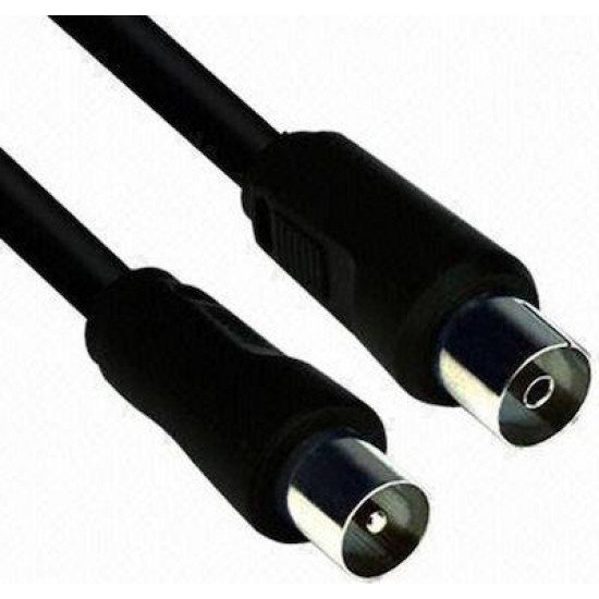 POWERTECH Cable for TV (M-F) 3m Black