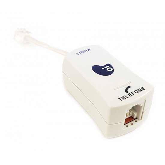 POWERTECH Φίλτρο ADSL για ADSL2+ Modem Router & PSTN, RJ11, 0.20m Λευκό