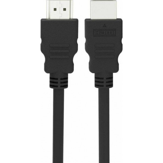 Powertech HDMI 1.4 Cable HDMI male - HDMI male 3m Μαύρο