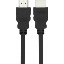 Powertech HDMI 2.0 Cable HDMI male - HDMI male 4K 3D 1.5m Μαύρο
